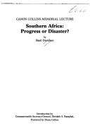 Cover of: SouthernAfrica: progress or disaster?