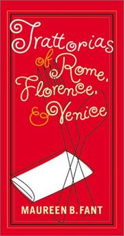 Cover of: Trattorias of Rome, Florence, and Venice