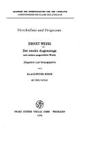 Cover of: Der zweite Augenzeuge und andere ausgewählte Werke