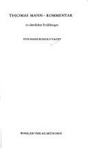 Cover of Thomas Mann-Kommentar zu sämtlichen Erzählungen