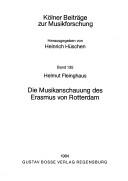 Die Musikanschauung des Erasmus von Rotterdam by Helmut Fleinghaus