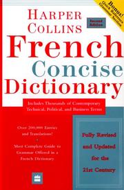Cover of: Collins French Concise Dictionary, 2e (HarperCollins Concise Dictionaries) by HarperCollins