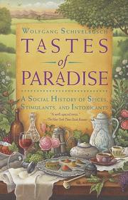 Cover of: Tastes of paradise by Wolfgang Schivelbusch