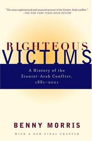 Cover of: Righteous victims by Benny Morris