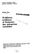 Cover of: Problèmes juridiques et financiers des entreprises socialistes