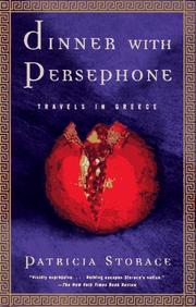 Cover of: Dinner with Persephone by Patricia Storace