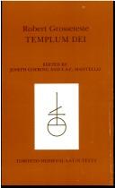 Cover of: Templum Dei