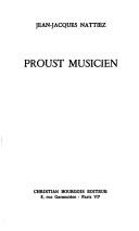 Cover of: Proust musicien