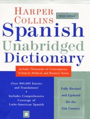 Cover of: HarperCollins Spanish Unabridged Dictionary by Harper Collins Publishers