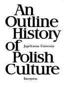 Cover of: An Outline history of Polish culture