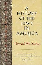 Cover of: A history of the Jews in America