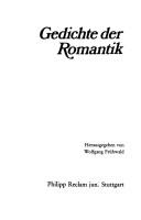 Cover of: Gedichte der Romantik by herausgegeben von Wolfgang Frühwald.