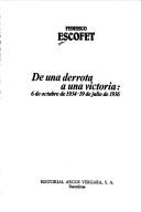 Cover of: De una derrota a una victoria by Frederic Escofet