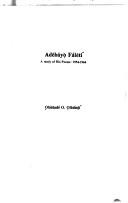 Cover of: Adébáyọ̀ Fálétí: a study of his poems, 1954-1964