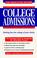 Cover of: College Admissions