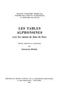 Cover of: Les Tables alphonsines ; avec, Les canons de Jean de Saxe