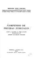 Compendio de la prueba judicial by Hernando Devis Echandía