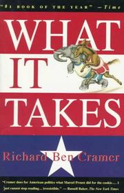 Cover of: What it takes by Richard Ben Cramer