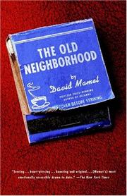 Cover of: The old neighborhood by David Mamet