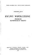 Cover of: Sylwy współczesne by Ryszard Nycz