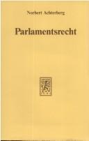 Cover of: Parlamentsrecht