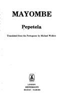 Cover of: Mayombe by Pepetela.