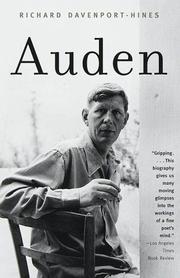 Cover of: Auden by Richard Davenport-Hines