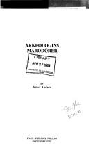 Cover of: Arkeologins marodörer