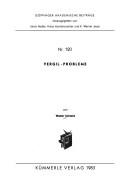 Cover of: Vergil-Probleme by Schmid, Walter