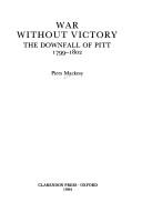 Cover of: War without victory: the downfall of Pitt, 1799-1802