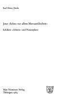 Cover of: Jene "Scheu vor allem Mercantilischen": Schillers "Arbeits- und Finanzplan"