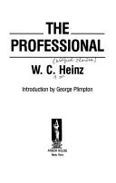 Cover of: The professional by W. C. Heinz