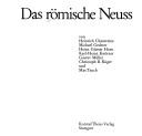 Cover of: Das Römische Neuss