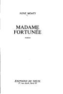 Cover of: Madame Fortunée: roman