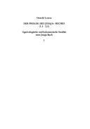 Cover of: Der Prolog des Jesaja Buches (1,1-2,5): ugaritologische und kolometrische Studien zum Jesaja-Buch