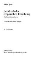 Cover of: Lehrbuch der empirischen Forschung: für Sozialwissenschaftler