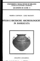 Cover of: Studi e ricerche archeologiche in Basilicata