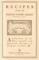 Cover of: Recipes from the Raleigh Tavern Bake Shop.