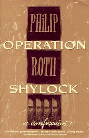 Cover of: Operation Shylock by Philip A. Roth