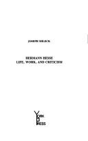 Hermann Hesse by Joseph Mileck