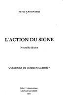 Cover of: L' action du signe