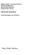 Cover of: Franz Kafka: Nachwirkungen eines Dichters