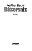 Cover of: Bittersalz by Kauer, Walther., Kauer, Walther.