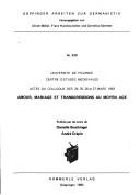 Cover of: Amour, mariage et transgressions au Moyen Age: actes du colloque des 24, 25, 26 et 27 mars 1983