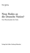 Cover of: Neue Reden an die Deutsche Nation?: vom Warencharakter des Todes