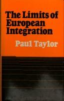 Cover of: The limits of European integration