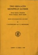 Cover of: Two neo-Latin Menippean satires