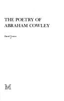 The poetry of Abraham Cowley by David Trotter