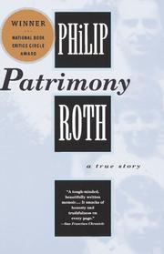 Cover of: Patrimony by Philip A. Roth