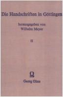 Cover of: Handschriften in Göttingen